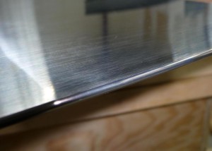 Perfectly round edge of a Contibelt steel belt
